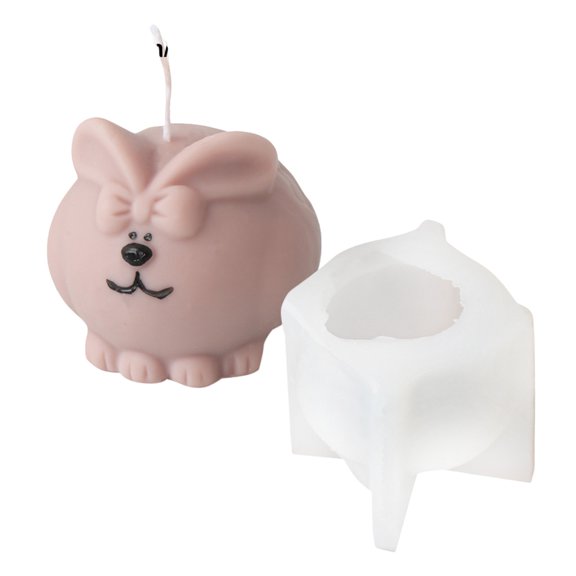Delicate Rabbits Decorations Molds Easy to Clean Charm Mold for Jewelry Crafting