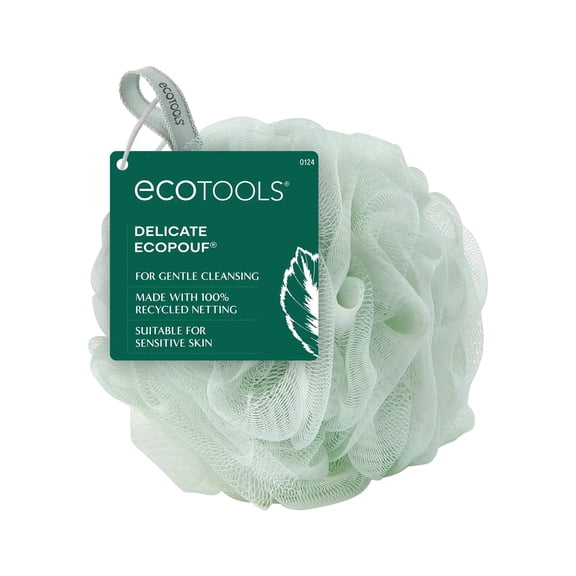 EcoTools Exfoliating Eco Pouf Bath Sponge - Green Fig