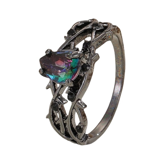 Delicate Rings Eye Catching Vintage Rings Hand Jewelry Finger Rings Suitable for Enhancing Everyday and Party Looks