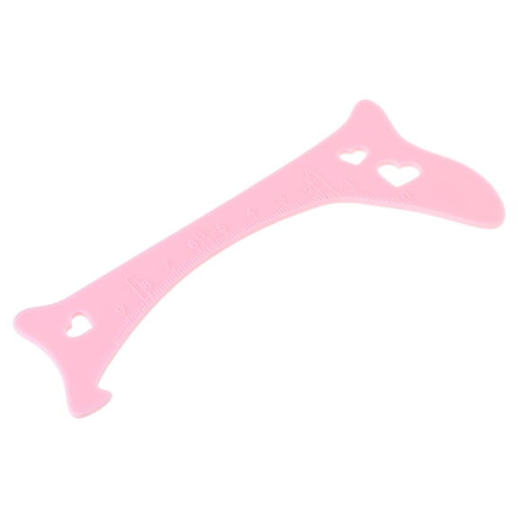Delicate Silicone Eyebrow Ruler Eye Enhancing Silicone Stencil for Eye Liner Brows Lip Liners Compact Makeup Accessory