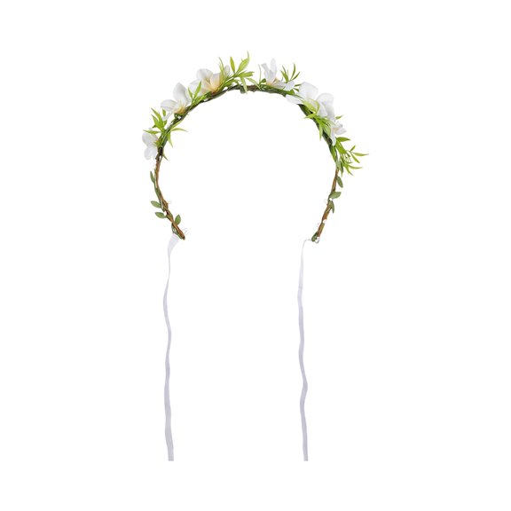 Delicate Simulation Artificial Flower Headpiece Comfortable Hairband For Garden Party And Hair Styling Tool