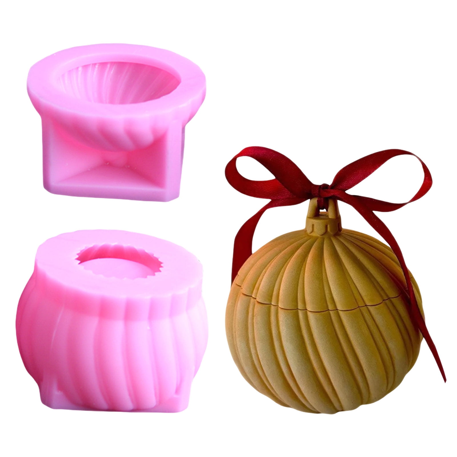 Delicate Sphere Jar Silicone Mold For Resin Storage Projects Including Holders And Christmas Gifts