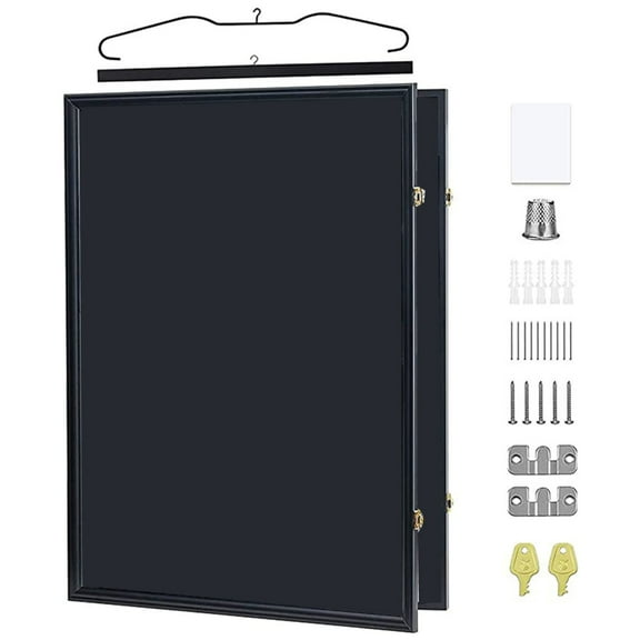 Lockable Jerseys Display Frame Case Practical Jerseys Display Frame Case Elegant Shadow Box for Sports Memorabilia