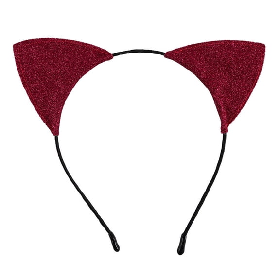 Delicate Thin Hair Hoop With Sparkling Puss Hearing Comfortable Perceived Hair Addons