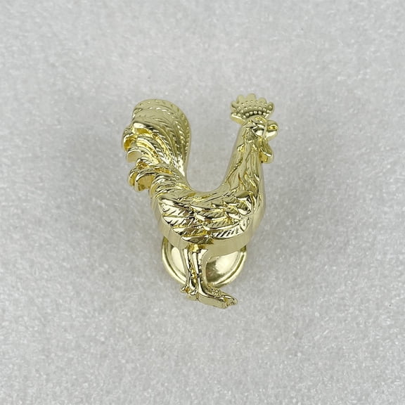 Delicate Touch Rooster Cabinet Knobs Exquisite Design Rustic Farmhouse Style