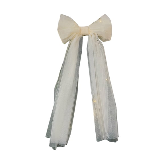 Delicate Tulle Materials Large Ribbon Accent Ideal For Craft Holiday Projects And Special Event Decors Arrangements