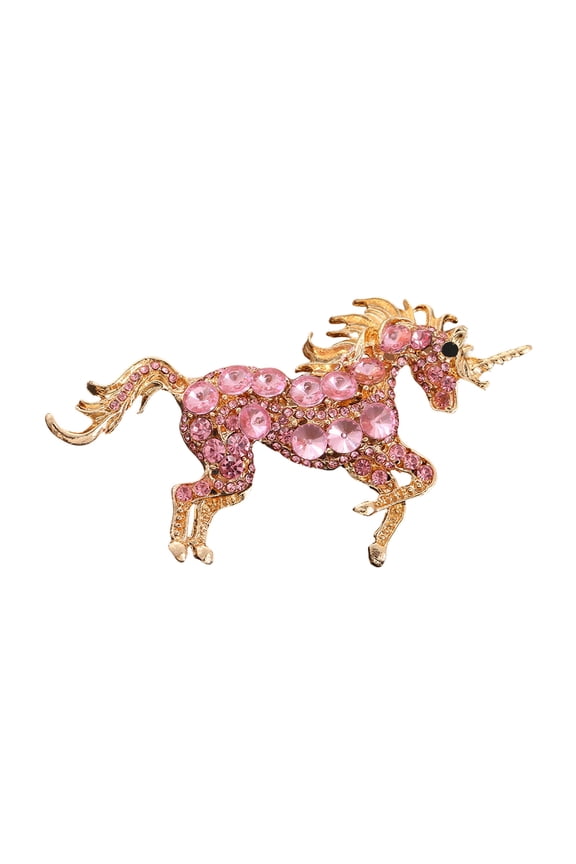Delicate Unicorns Alloy Pin Portable Comfortable Wear Versatile Decoration for Dresses Coat and Bags