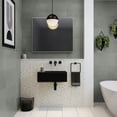thumbnail image 1 of Delice 24" Rectangle Wall-Mount Bathroom Sink in Matte Black, 1 of 11