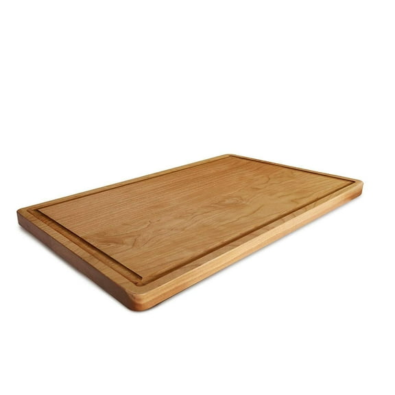 Delice Rectangle Cutting Board with Juice Drip Groove Cherry Medium 15.5 x 11