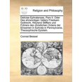 thumbnail image 1 of Deliciae Ephratenses, Pars II. Oder Des Ehrwurdigen Vatters Friedsam Gottrecht, Weyland Stiffters Und Fuhrers Des Christlichen Ordens Der Einsamen in Ephrata in Pennsylvania, Theosophische Episteln. (Paperback), 1 of 1