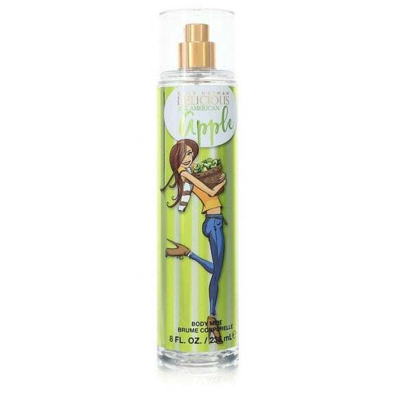 Delicious All American Apple by Gale Hayman Body Spray 8 oz for Women Pack of 3