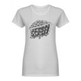 thumbnail image 1 of Delicious Berry Pie Shaped T-Shirt Women -Image by Shutterstock, Female Small, 1 of 2