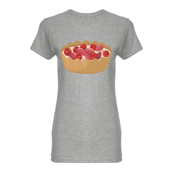 Delicious Cheesecake Shaped T-Shirt Women -Image by Shutterstock, Female Small