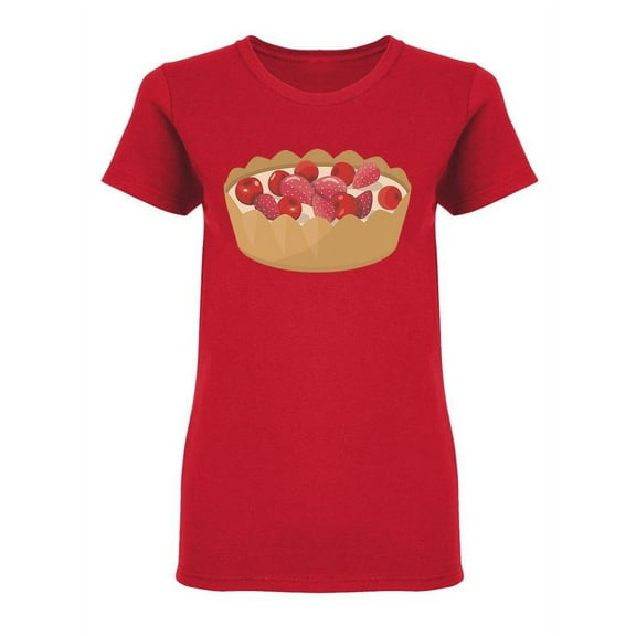 Delicious Cheesecake Shaped T-Shirt Women -Image by Shutterstock, Female Small