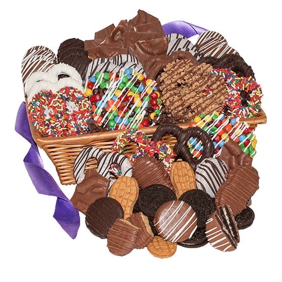 Delicious Collection Gourmet Chocolate Covered Treats Gift Basket