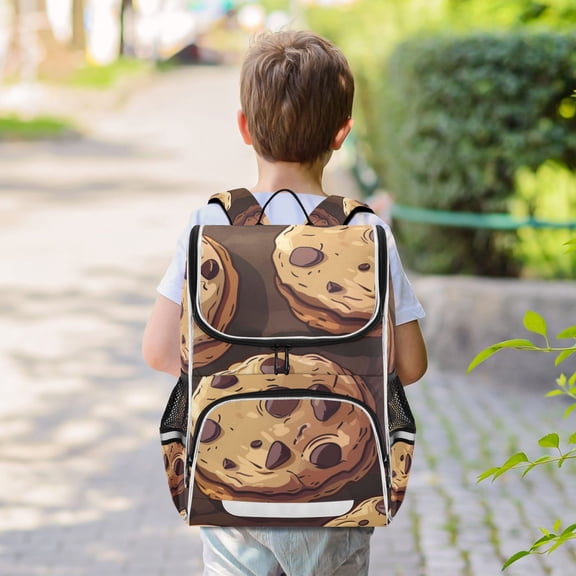 Delicious Cookies Backpack Big Laptop Backpack Casual Daypack Quilted Large Capacity Large Bookbags