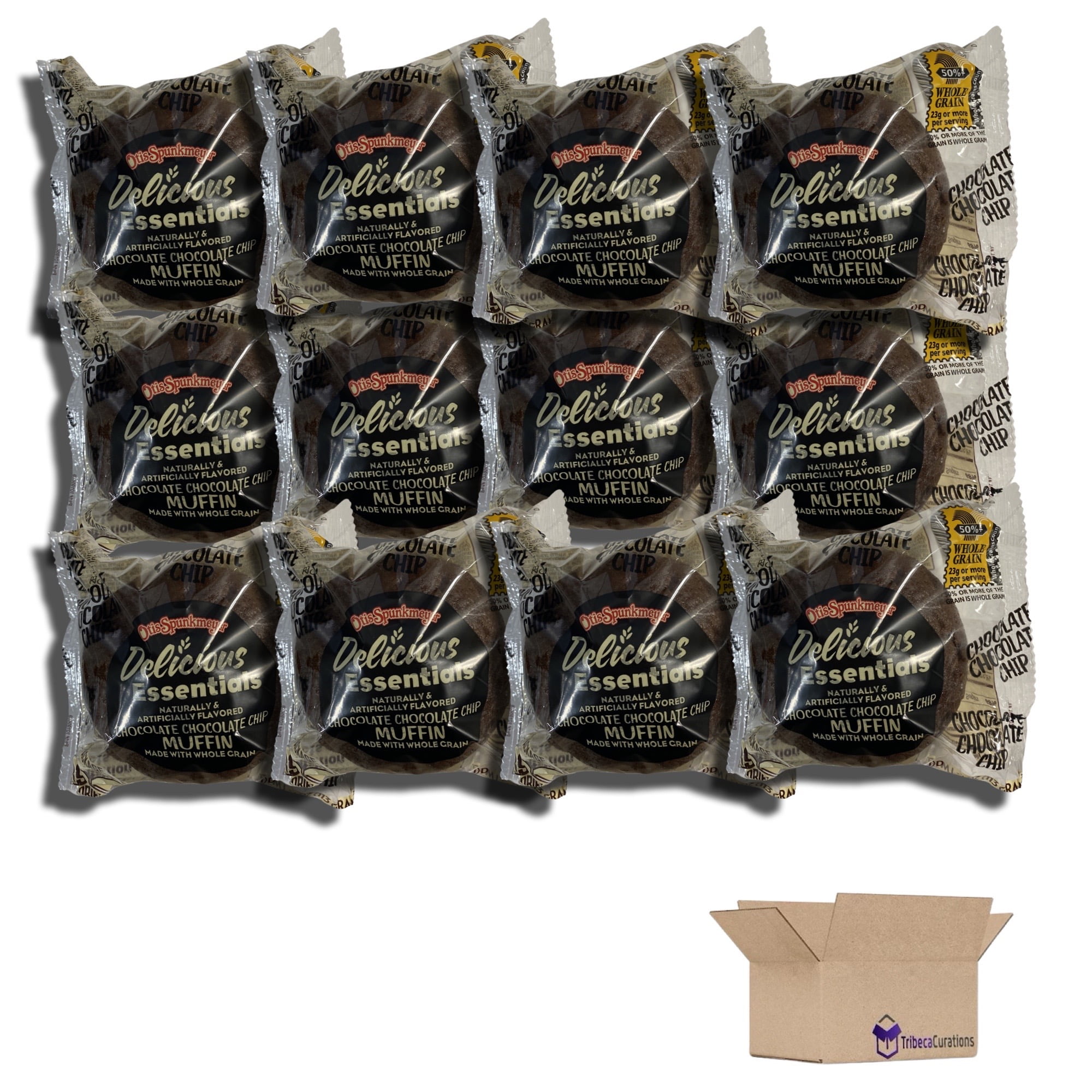 Delicious Essentials Muffins Individually Wrapped Bundled by Tribeca
