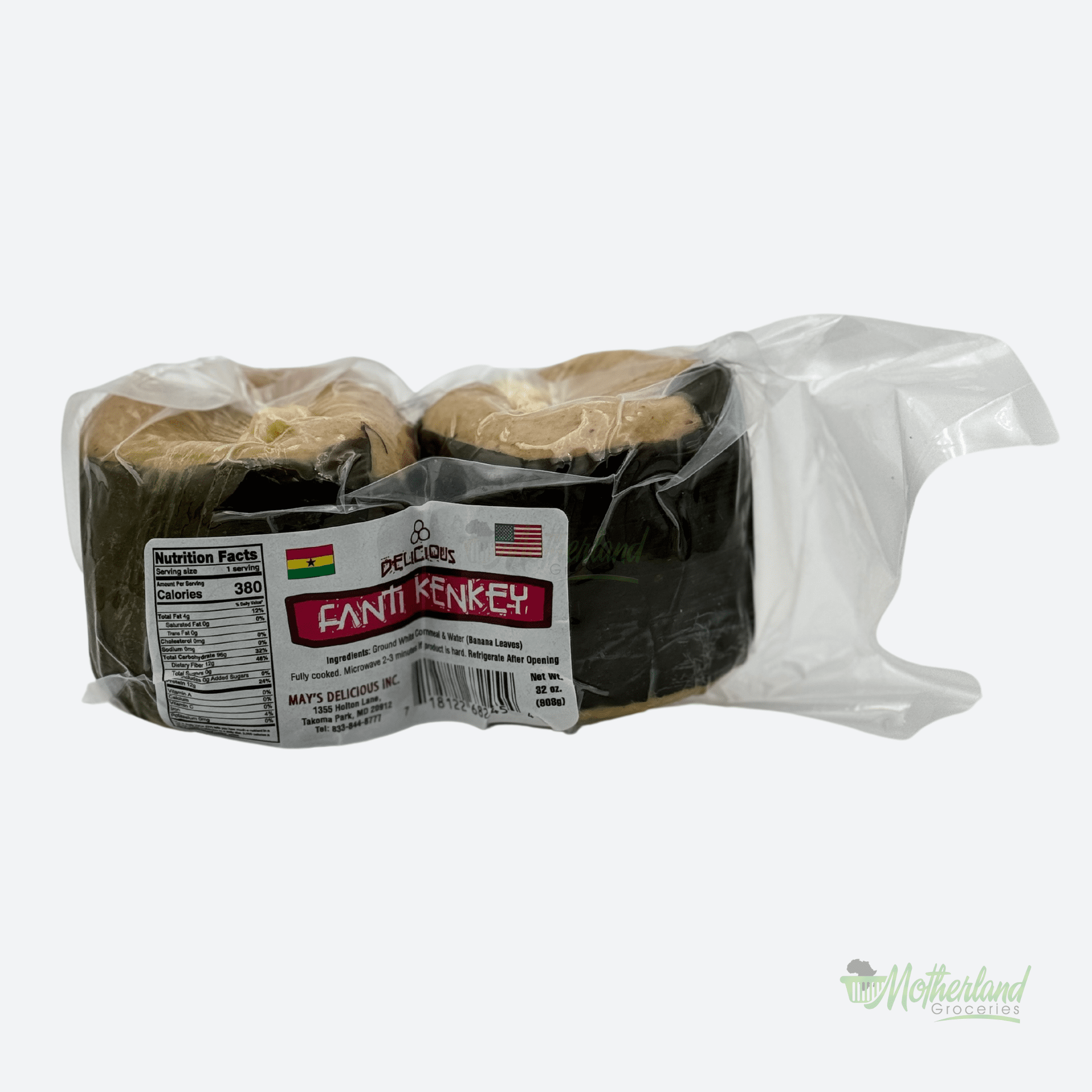 Kenkey Packaging Delicious Fanti Kenkey, Fermented Cornmeal Dish, Traditional Ghanaian ...