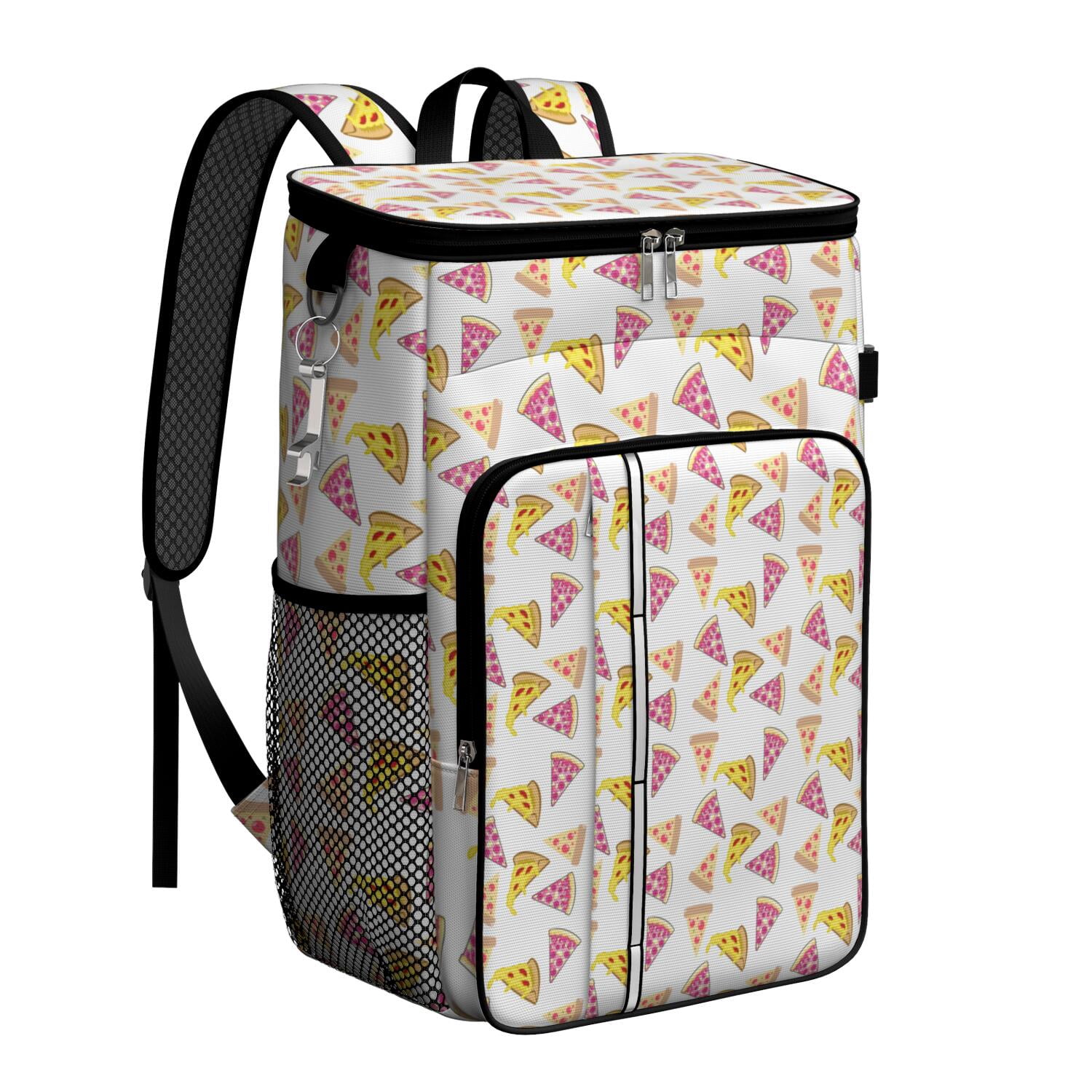 Delicious Foodie Cooler Backpack - High-Capacity 20L Insulated Soft Cooler Bag for Pizza, Picnics & Beach, Keeps Cold 20Hrs