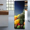 thumbnail image 1 of Delicious Fresh Fruit Printed Fridge Door Wrap Cover Kitchen Wallpaper Refrigerator Door Poster Strawberry Lemon Mural Decals, 1 of 6