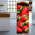 thumbnail image 1 of Delicious Fresh Fruit Printed Fridge Door Wrap Cover Kitchen Wallpaper Refrigerator Door Poster Strawberry Lemon Mural Decals, 1 of 6