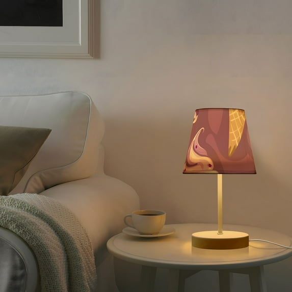 Delicious Ice Cream Desk Lamp 3 Color Modes LED Table Lamp Nightstand Reading Light for Bedroom Living Room