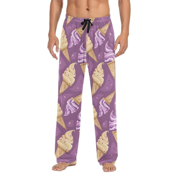 Delicious Ice Cream Men's Pajama Pants with Pocket Lounge Pants Pajama Sleep Pant Pj Comfortable