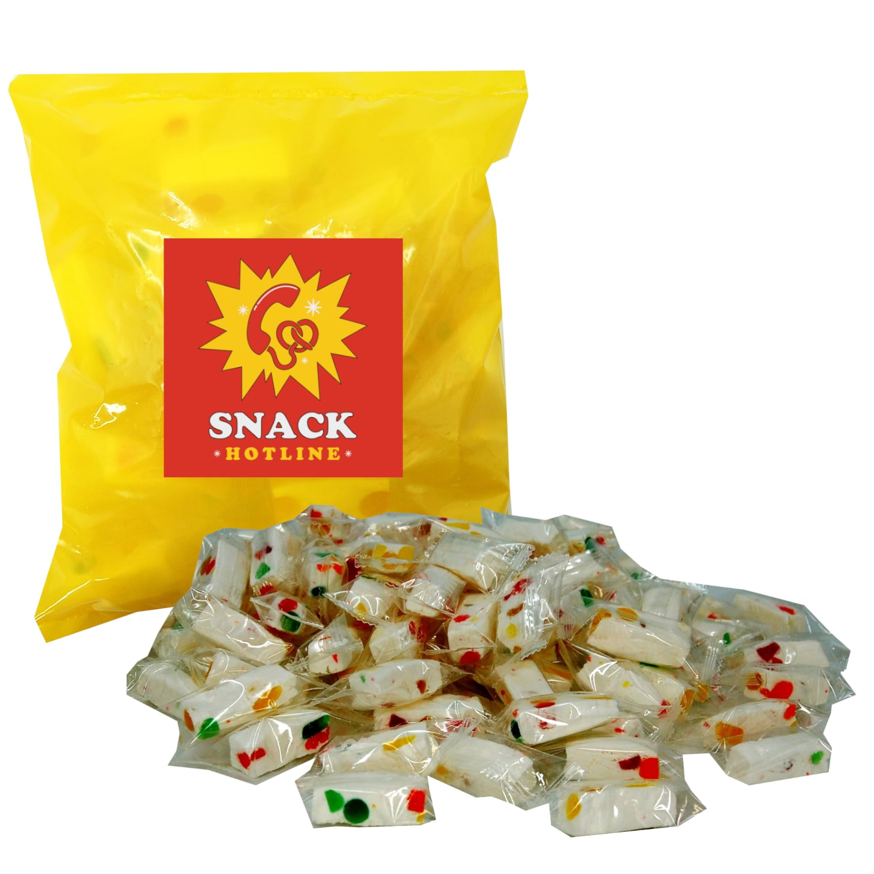 Delicious Jujube Nougat Candy 12 Oz Bag Individually Wrapped Soft