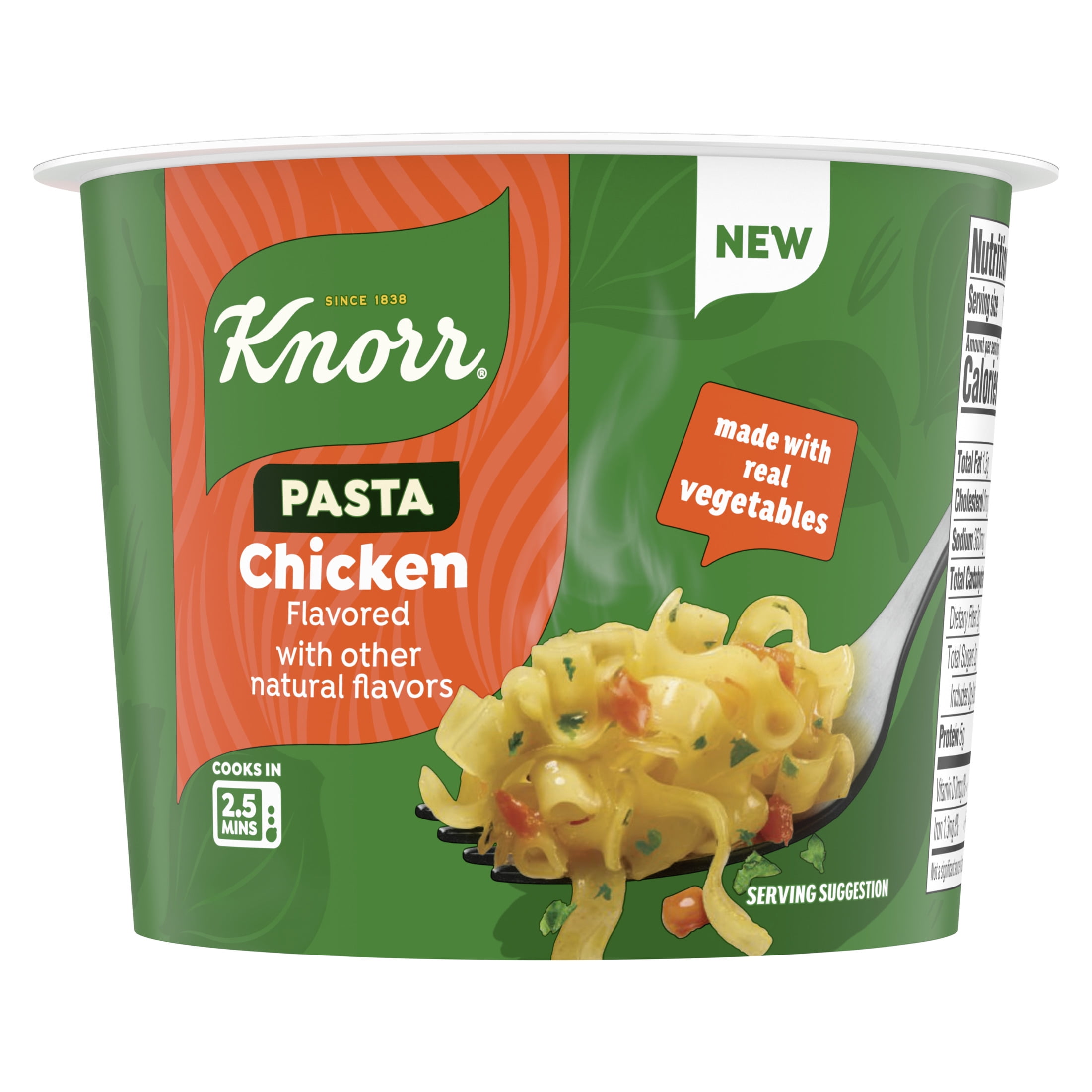 Knorr Sides Chicken Pasta Cup 1.7oz, Made with Real Vegetables