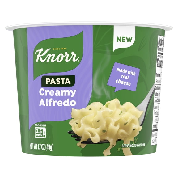 Knorr Sides Creamy Alfredo Pasta Cup 1.7oz, Made With Real Cheese