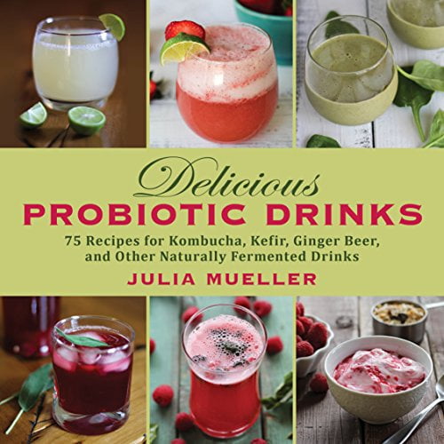 Pre-Owned Delicious Probiotic Drinks: 75 Recipes for Kombucha, Kefir, Ginger Beer, and Other Naturally Fermented Drinks (Hardcover) 1626363927 9781626363922