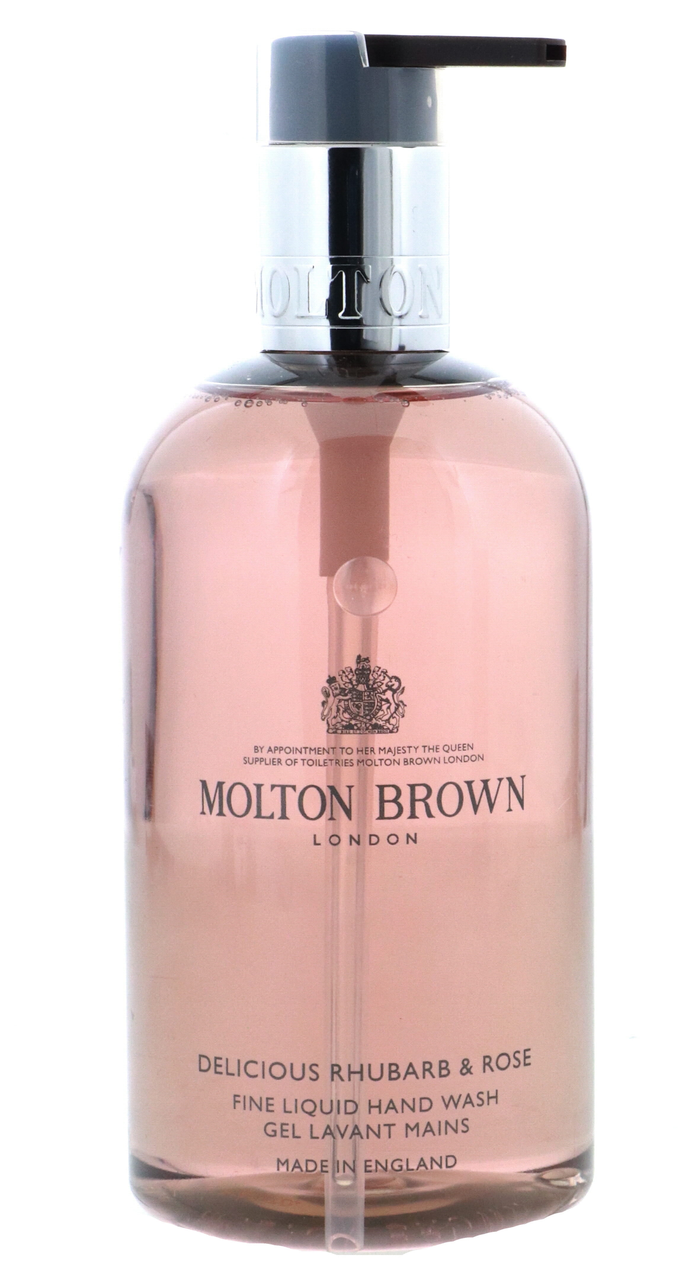 Delicious Rhubarb & Rose Fine Liquid Hand Wash by Molton Brown for Women - 10 oz Hand Wash