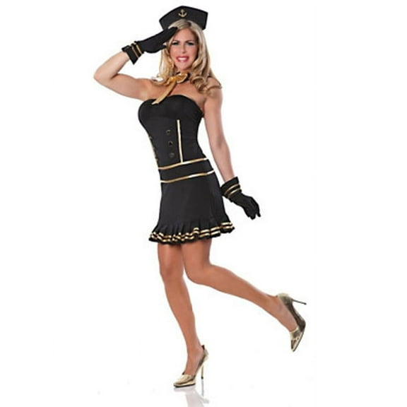 Delicious Sexywear of NY Midnight Sailor Costume Medium Large (6-10)