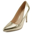 thumbnail image 1 of Delicious Shoes Women Stiletto High Heel Classic Pumps Pointed Toe SCHEME-S Gold Patent 6, 1 of 5