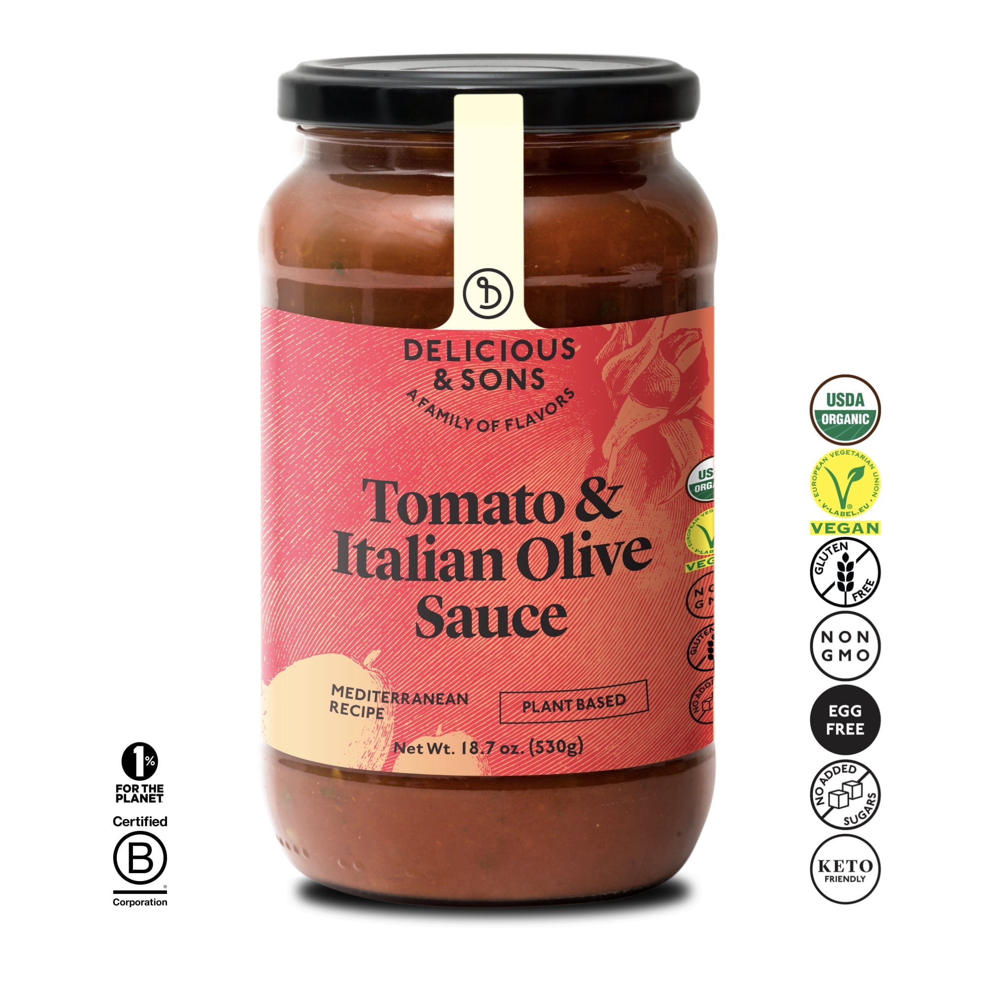 Delicious & Sons Pasta Sauces for Office Breakroom Kitchens - Walmart ...