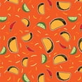 thumbnail image 1 of Delicious Taco Fiesta Pattern with Chili and Lime Premium Roll Gift Wrap Wrapping Paper, 1 of 4