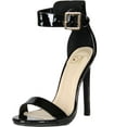 thumbnail image 1 of Delicious Womens Canter Classy Dress Open Toe Buckle Ankle Strap Stiletto Heel Sandals, 1 of 4