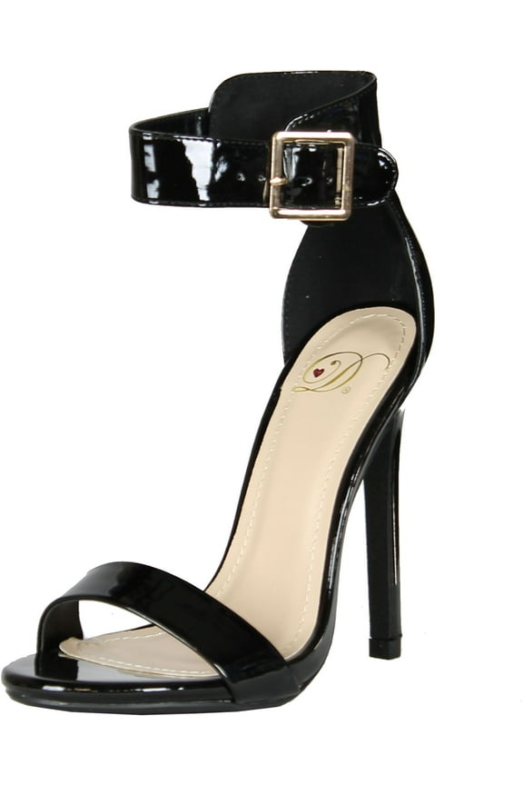 Delicious Womens Canter Classy Dress Open Toe Buckle Ankle Strap Stiletto Heel Sandals