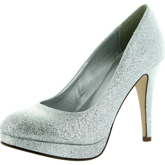 Delicious Womens Eiffel Glossy Closed Toe Dress Platform Pump Professional Women Stiletto Heel