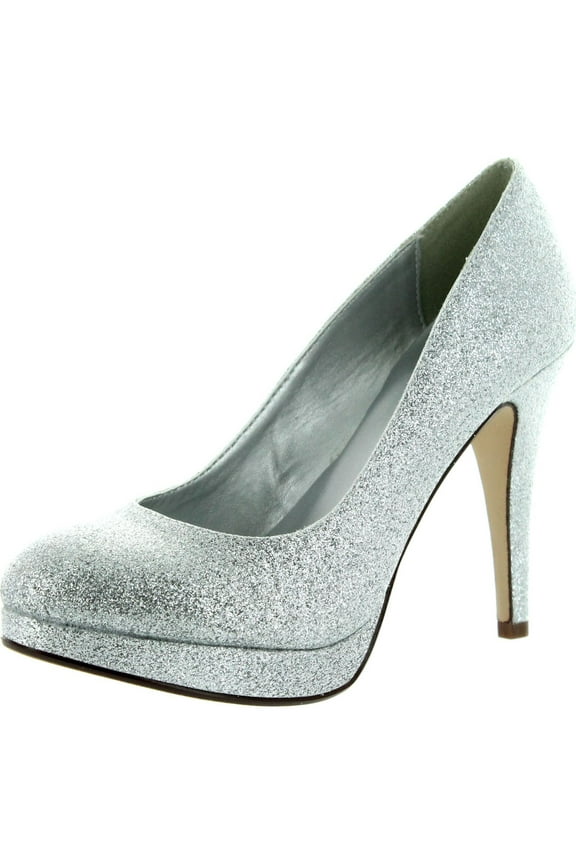 Delicious Womens Eiffel Glossy Closed Toe Dress Platform Pump Professional Women Stiletto Heel