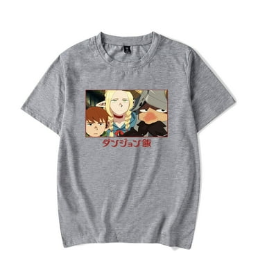 Delicious in Dungeon T-Shirt 2024 Anime Merch Casual Short Sleeved T Shirt Unisex Tee