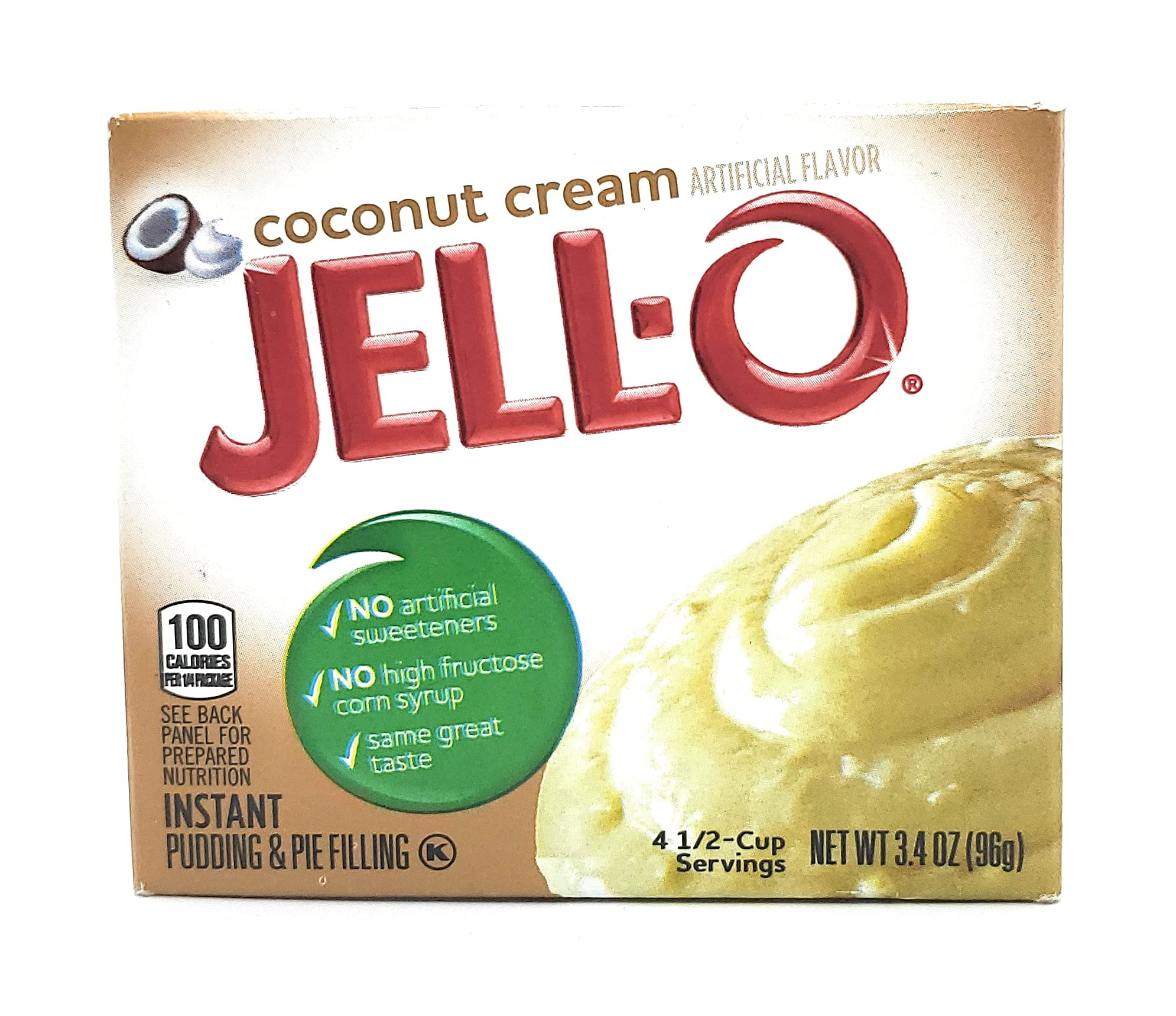 Deliciously Creamy JellO Coconut Cream Pudding & Pie Filling 3Pack