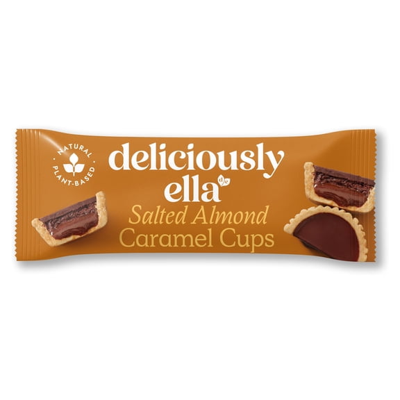 Deliciously Ella Almond Butter & Caramel Cups 36G, Imported from Britain