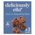 thumbnail image 1 of Deliciously Ella Cacao & Almond Oat Bar Multipack 3 x 50g, British Import (Pack of 3), 1 of 5