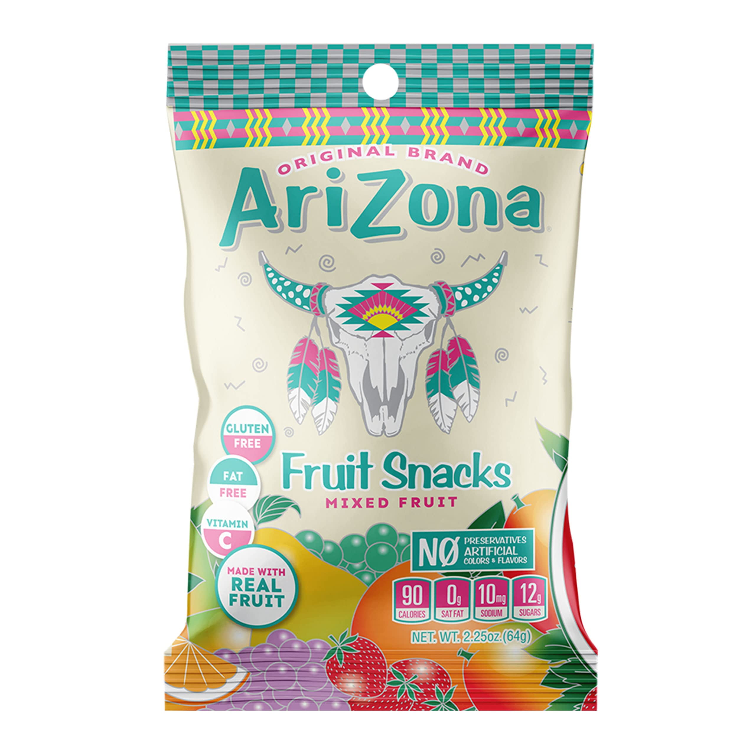 Deliciously GlutenFree Mixed Fruit Gummy Chews Arizona Fruit Snacks