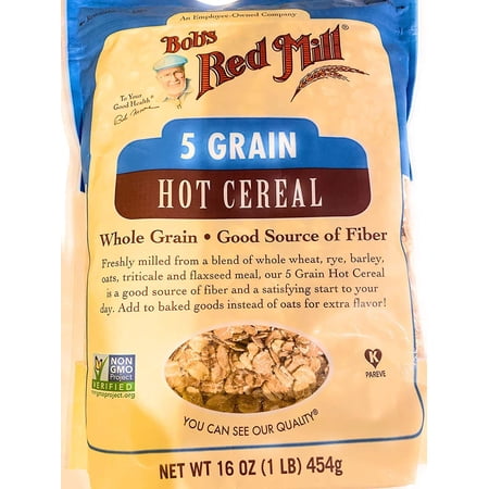 Deliciously Nutritious: Bob's Red Mill 5 Grain Rolled Hot Cereal - 16 Oz (Pack Of 4)