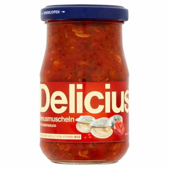 Delicius Unshelled Clams with Tomato Sauce 195g, British Import (Pack of 3)
