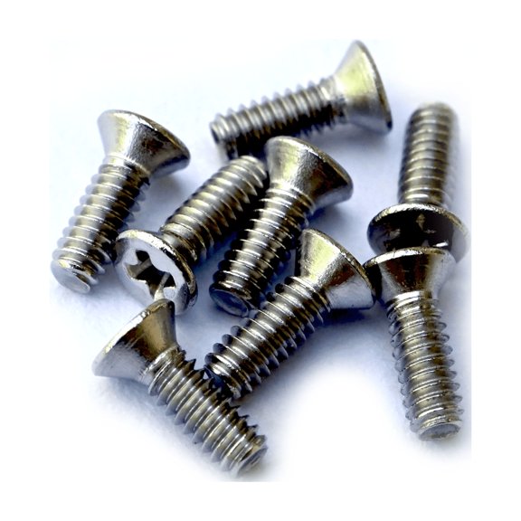 Delidecks Fingerboard Screws 8 Pack Stainless Steel Replacement Hardware - 8 pk