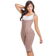 Delie by Fajas DPrada Comfort Open Bust Knee-Length Body 009047