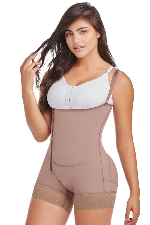 Delie by Fajas D'Prada Comfort Strapless Open Bust Body Shapewear 009068